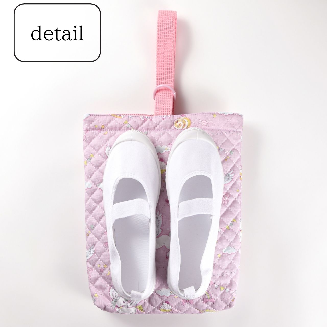 楽天市場】上履き入れ 女の子 ユニコーン パープル シューズバッグ