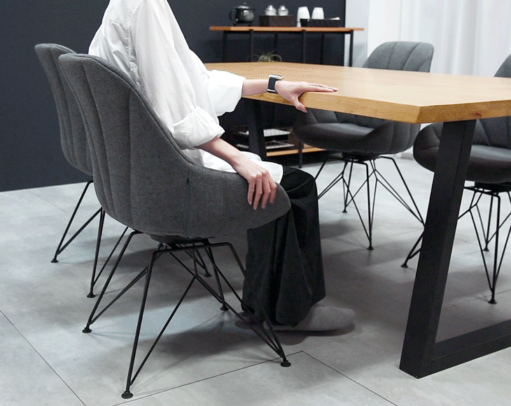 楽天市場】360° 回転式 ダイニングチェア 2脚セット 1脚 4脚セット PU