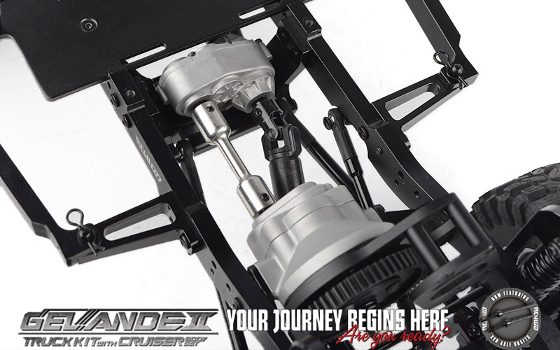 RC4WD Gelande II Truck Kit w/Cruiser Body Set-Z-K0072