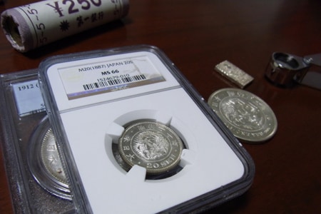 1円銀貨、貿易銀| 在庫販売 | レトロコインonline