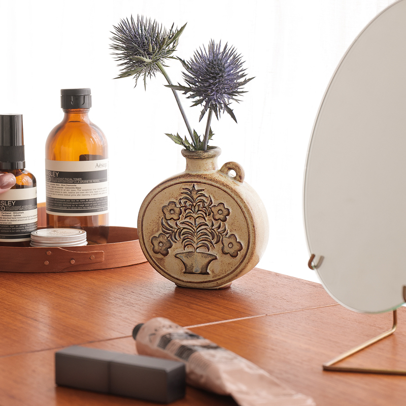 フラワーベース かしわ窯 grip ｜家具・インテリア通販 Re:CENO(リセノ)