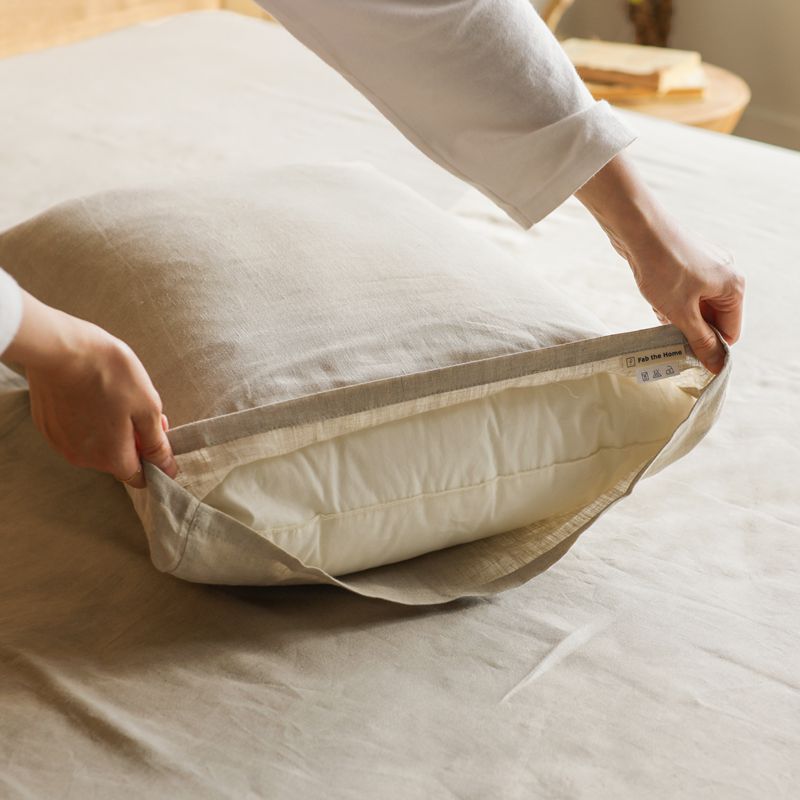 寝具カバーセット Fine linen one-wash ｜家具・インテリア通販 Re