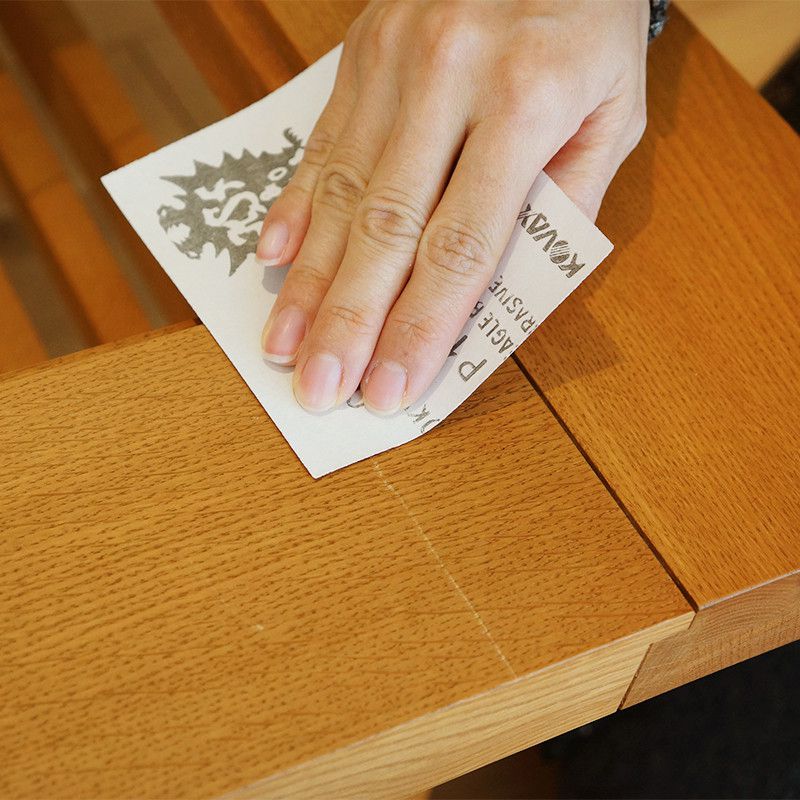 無垢家具テーブルの傷を補修する方法とは？ ｜家具・インテリア Re