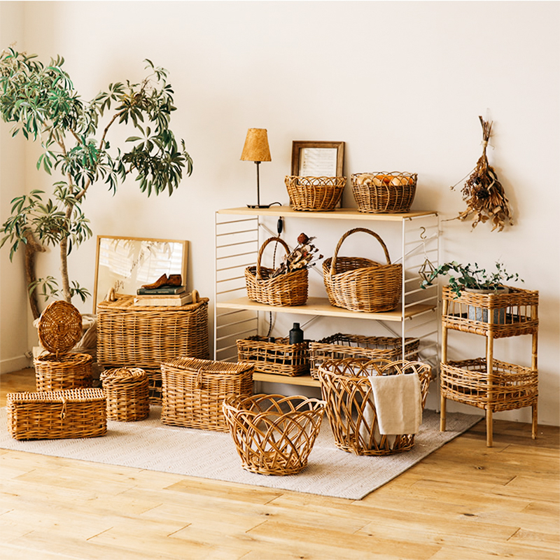 ラタン素材の収納バスケットの魅力は？おすすめアイテム9選 ｜家具