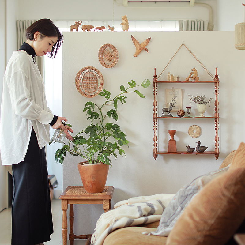 Re:CENO リセノインテリア ウォールシェルフ ヴィンテージレッド