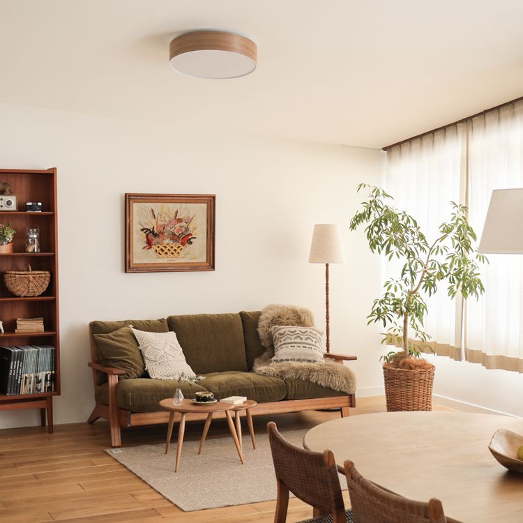 天井照明 Olika WOOD LED CEILING LIGHT ｜家具・インテリア通販 Re