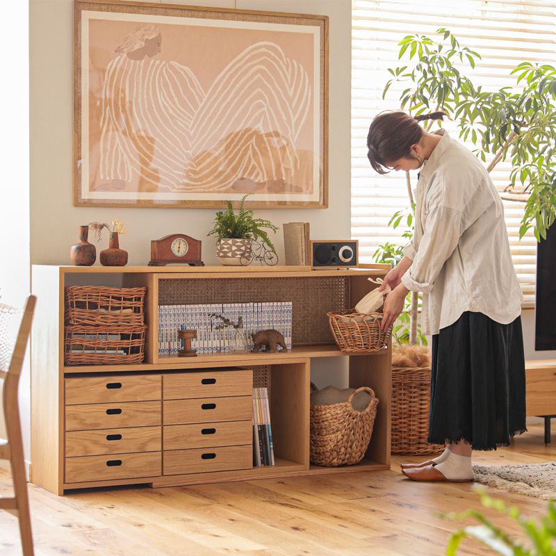 スライドシェルフ RattanMix／NA ｜家具・インテリア通販 Re:CENO(リセノ)