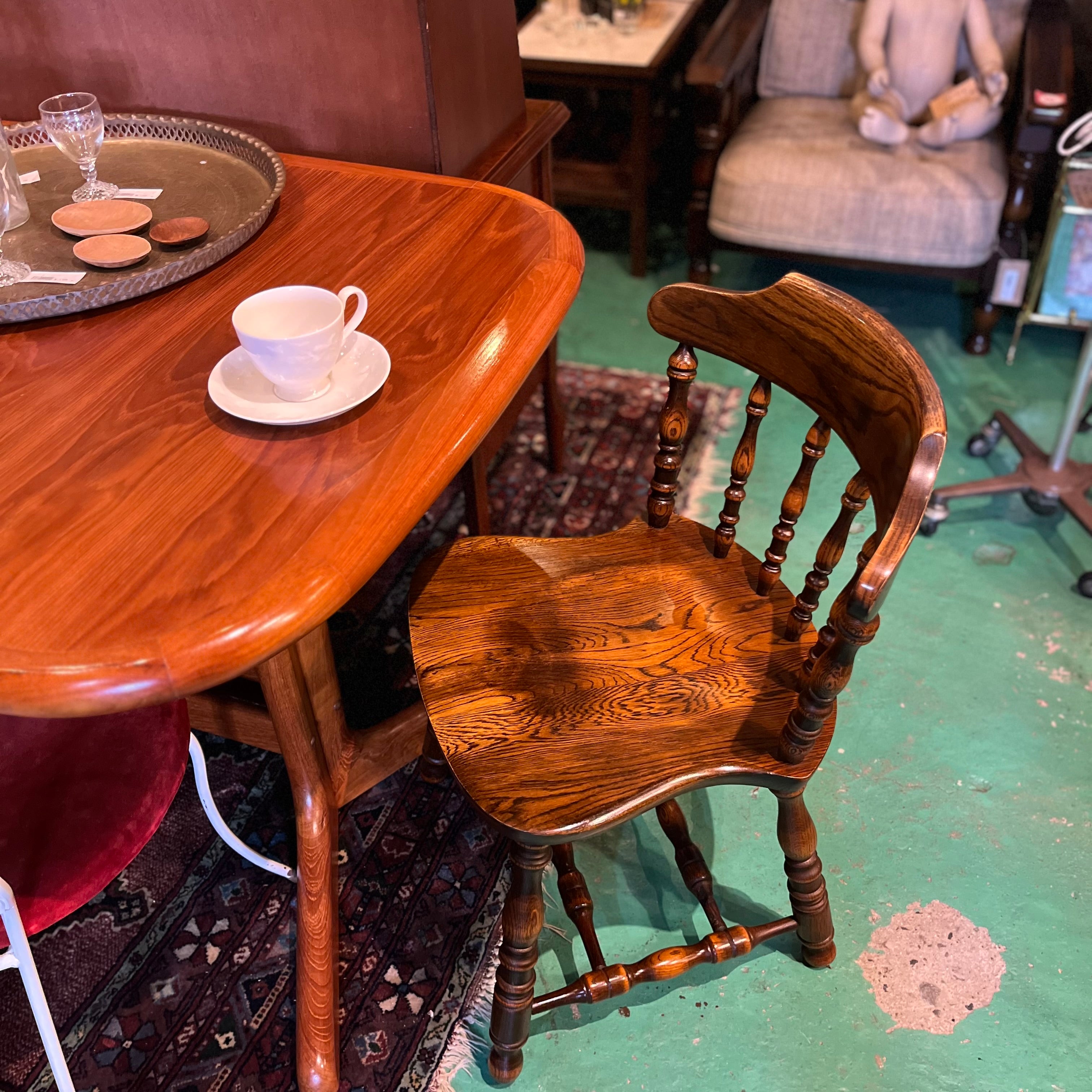 三越ブルージュ ウィンザーチェア ヴィンテージ 中古 ダイニングチェア