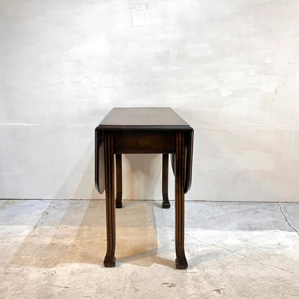 ゲートレッグ バタフライテーブル 伸長式 英国アンティーク 中古