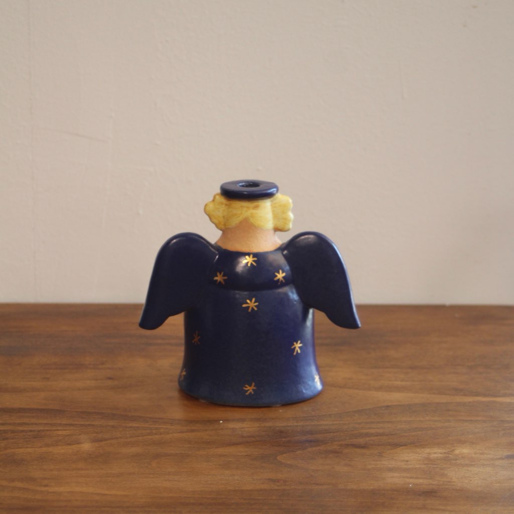 リサラーソン / Lisa Larson 天使 キャンドルホルダー エンジェル 中古