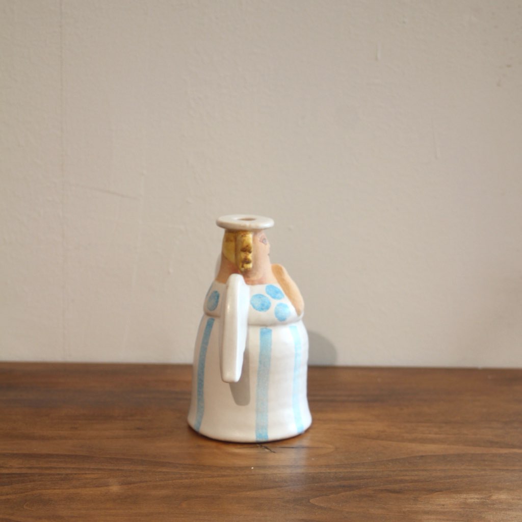 リサラーソン / Lisa Larson 天使 キャンドルホルダー エンジェル 中古