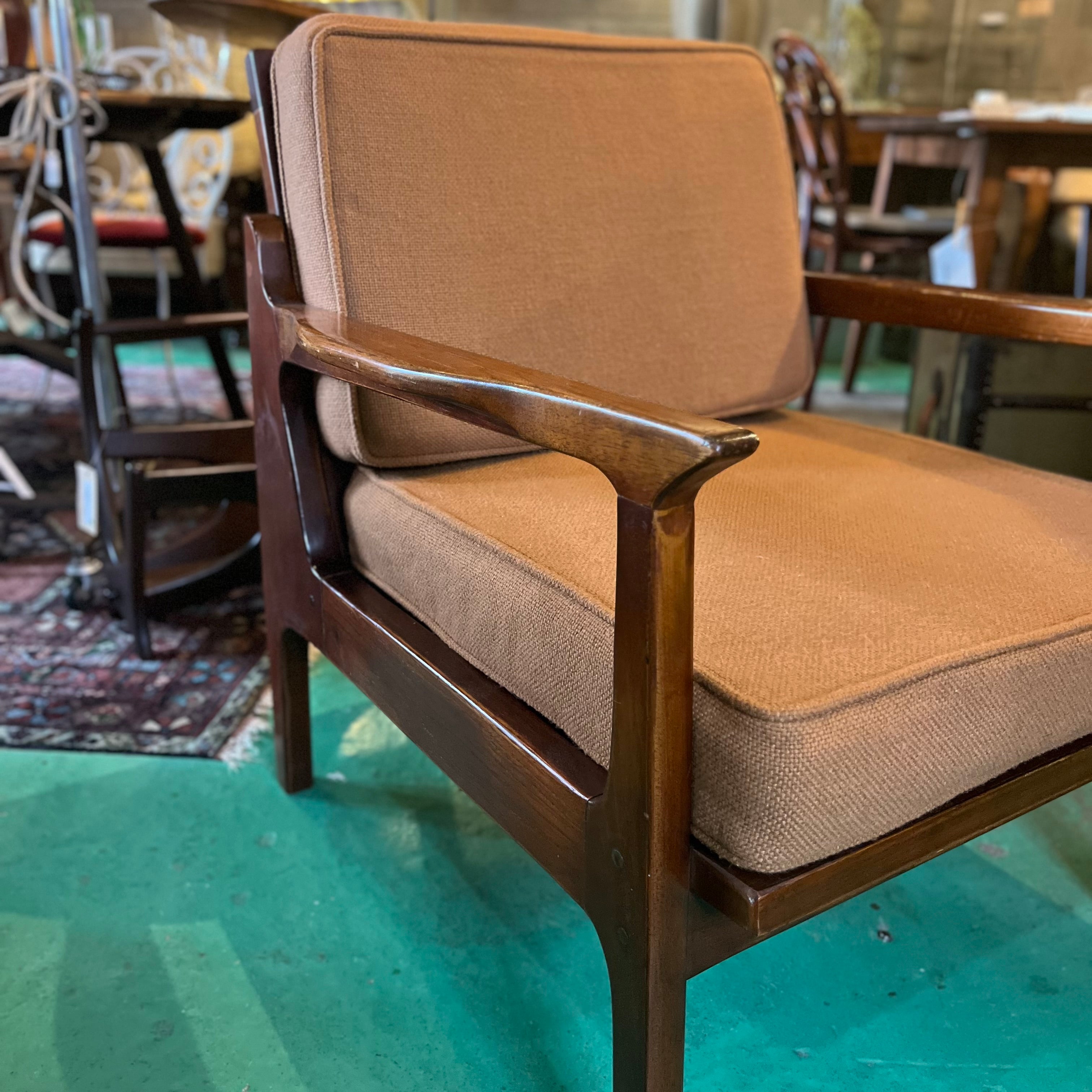 ヴィンテージ アームソファ 1人掛け 中古 オーク 1P アームチェア