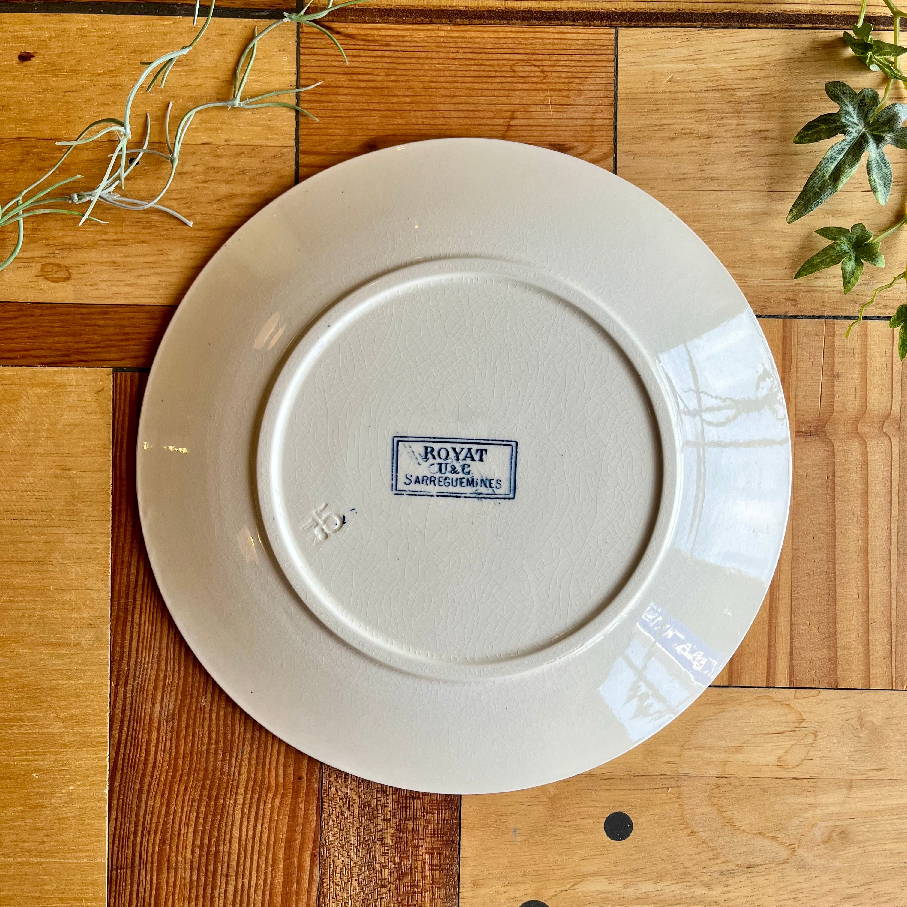 サルグミンヌ / SARREGUEMINES ロワイヤ プレート フランス