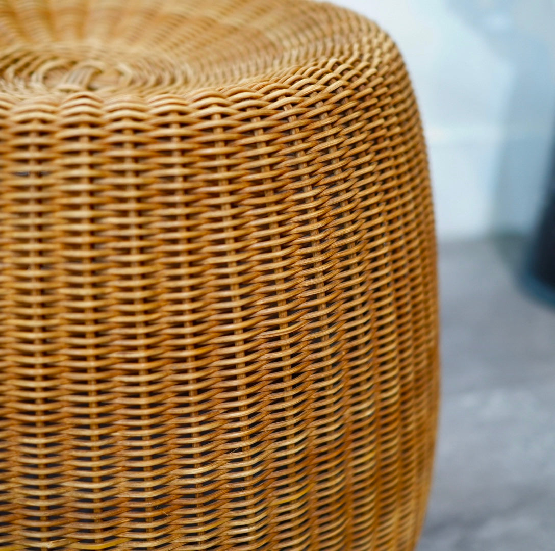 山川ラタン 剣持勇 スツール チェア ヴィンテージ 中古 籐 名作