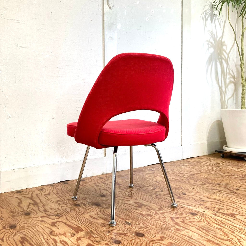 ノル / Knoll カンファレンス アームレスチェア 72チェア 赤 エーロ