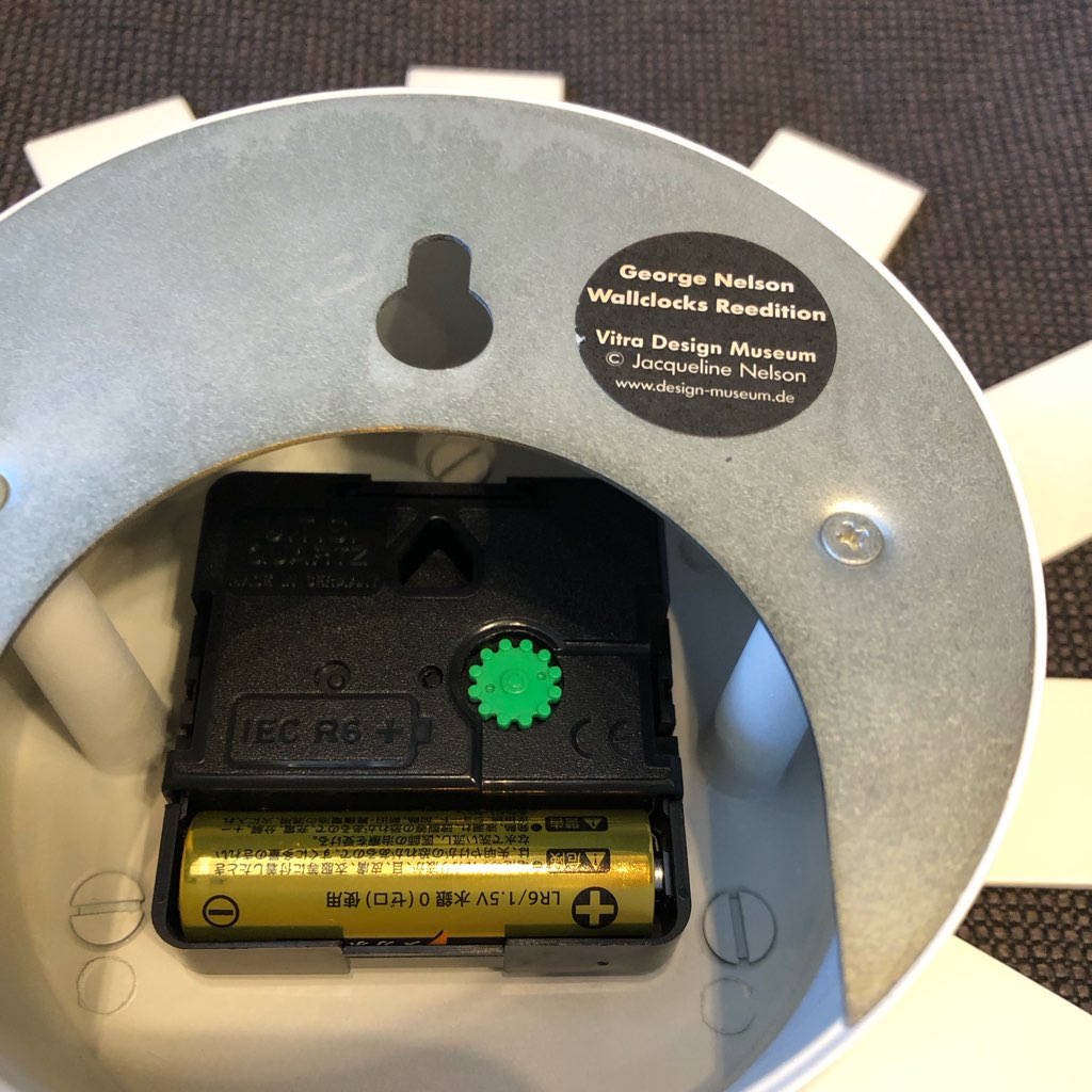 ヴィトラ / Vitra スタリスク クロック / Asterisk Clock ホワイト