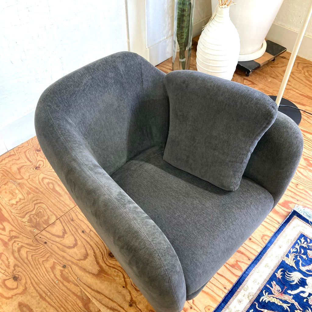 イデー / IDEE ミニミラーアームチェア チャコール 中古 グレー 子供