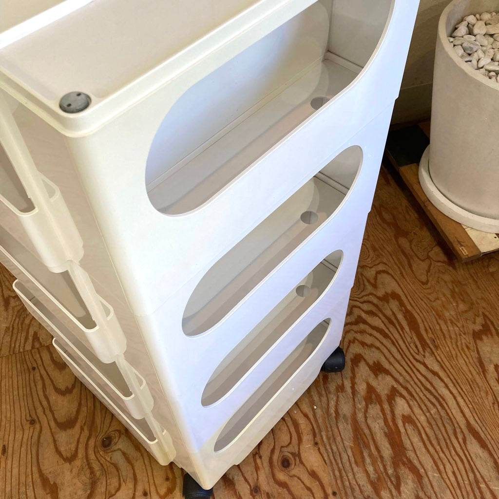 ビーライン B-LINE ボビーワゴン 4段4トレイ ホワイト 白 中古