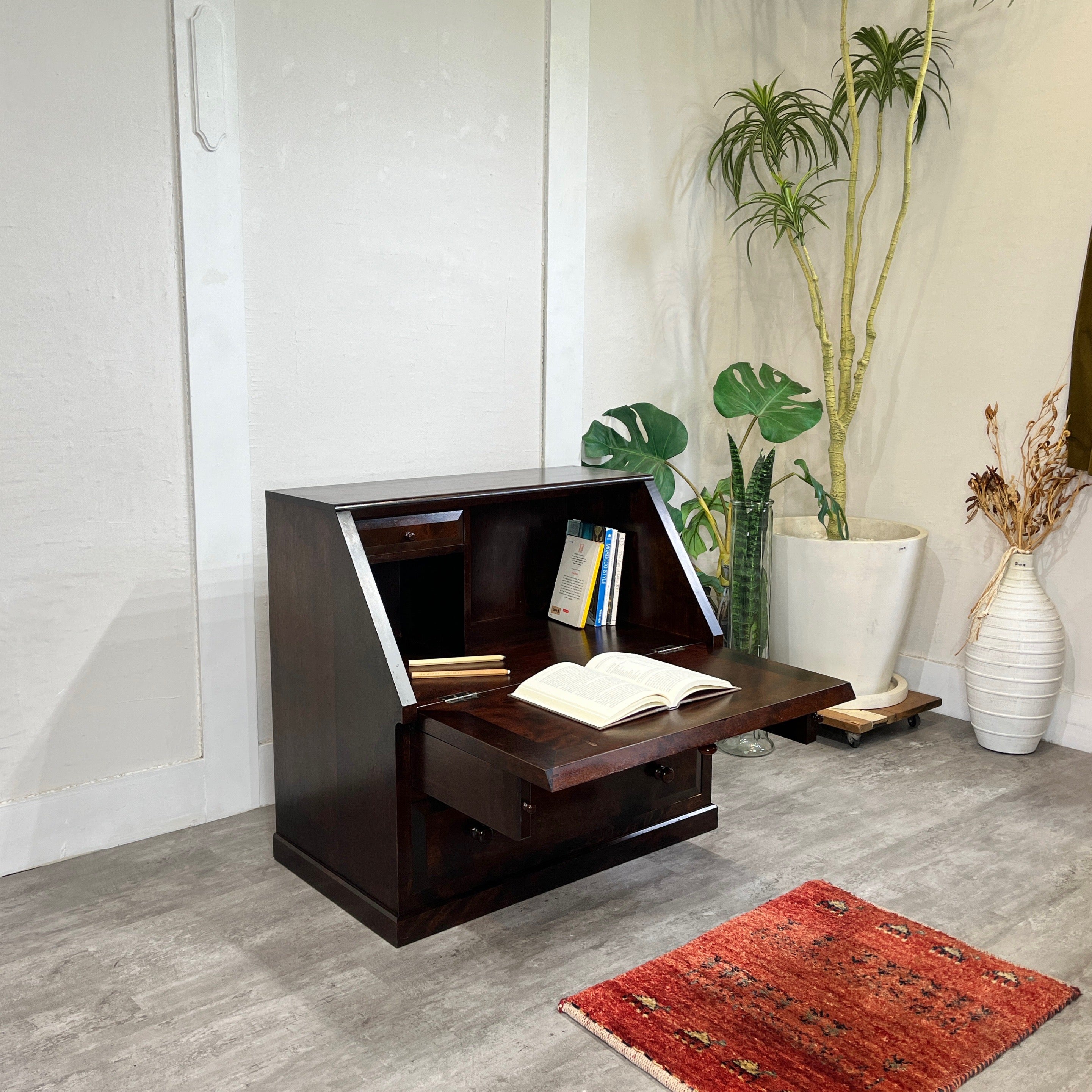 松本民芸家具 A型 座ビューロー 文机 中古 本棚 古民家 飾り棚 和風 松