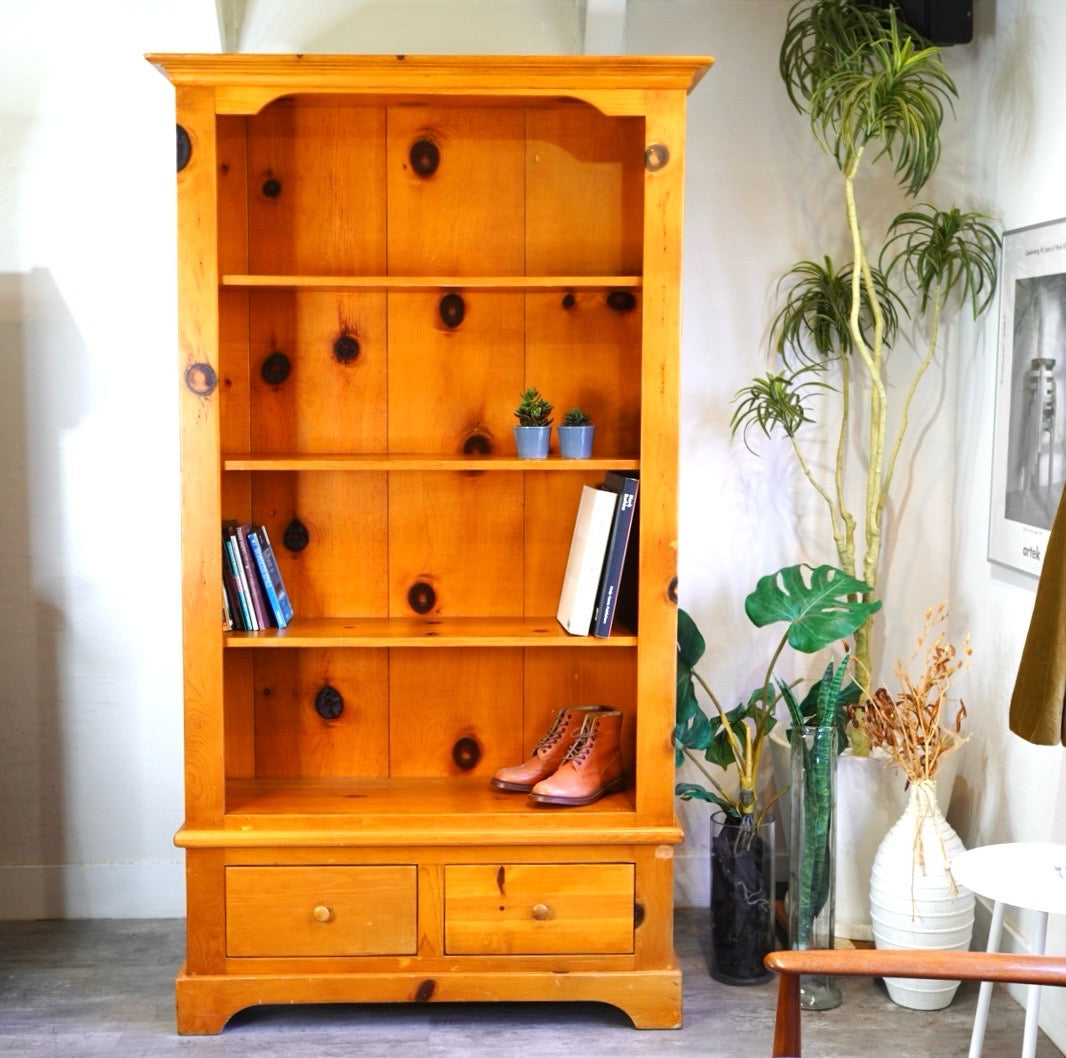 フレンチカントリー ブックシェルフ 飾り棚 本棚 中古 オープン