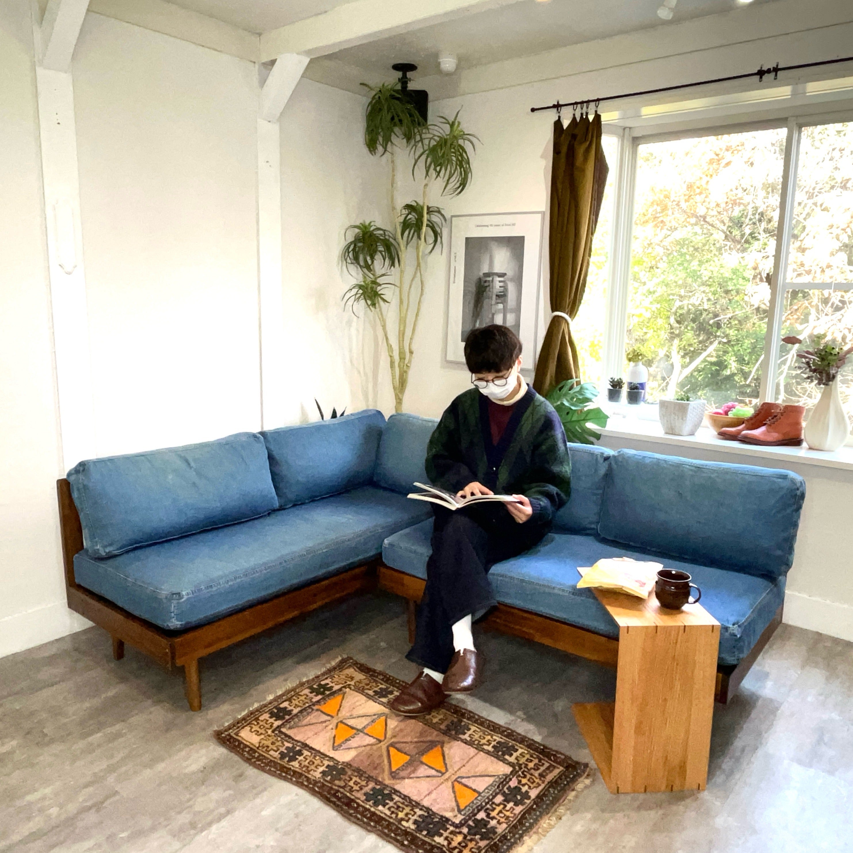 ウニコ / unico スウェラ / SWELLA ベンチアーム 片アーム ソファ