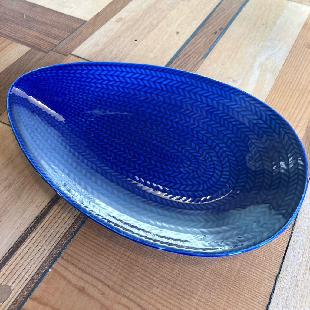 ロールストランド / Rorstrand ブラエルド / Bla Eld 舟形プレート