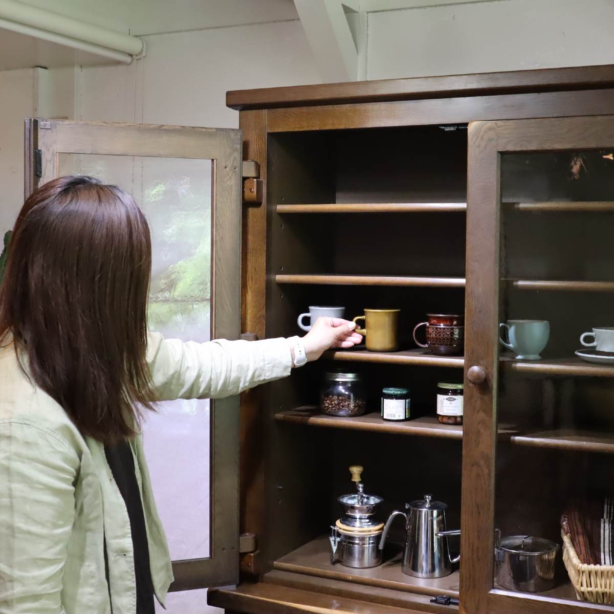 KASHIWA / 柏木工 ウィルダネス キャビネット 食器棚 K-147 中古