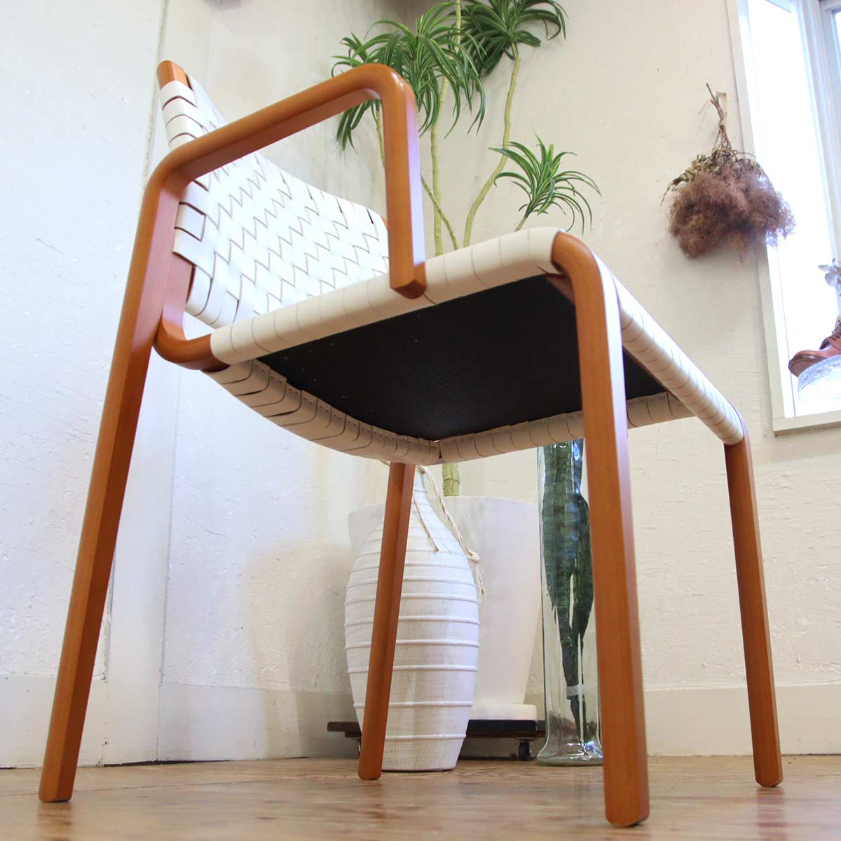 アルフレックス / arflex NTスリム アームチェア ホワイト 【2】 中古