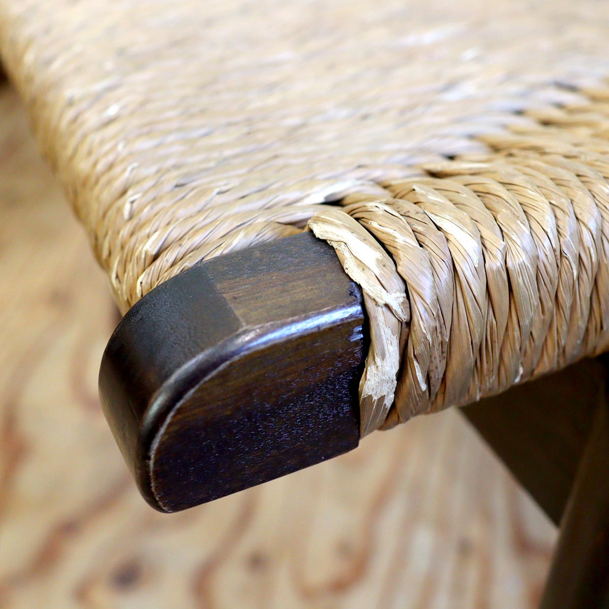 松本民芸家具 #520L型 ラッシチェア【1】 パーソナルチェア 民芸家具 中古