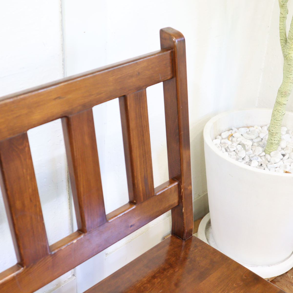 アンファン / enfant ベンチ 【大】カントリーベンチ チェア パイン材 中古