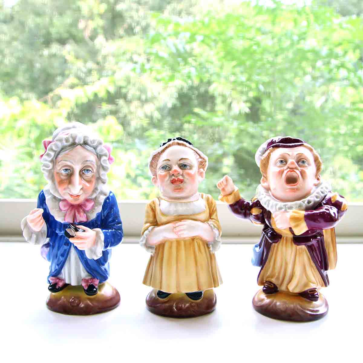 リチャードジノリ / Richard Ginori フィギュリン 8体 イタリア 中古