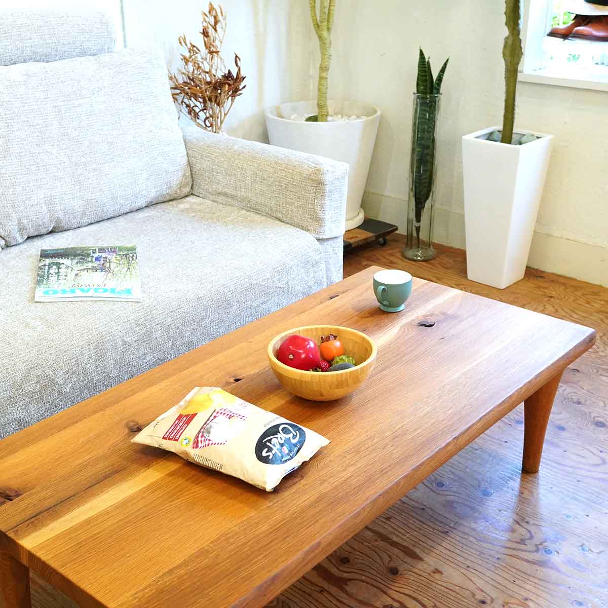 飛騨産業 / HIDA 森のことば 長方形 ローテーブル リビングテーブル