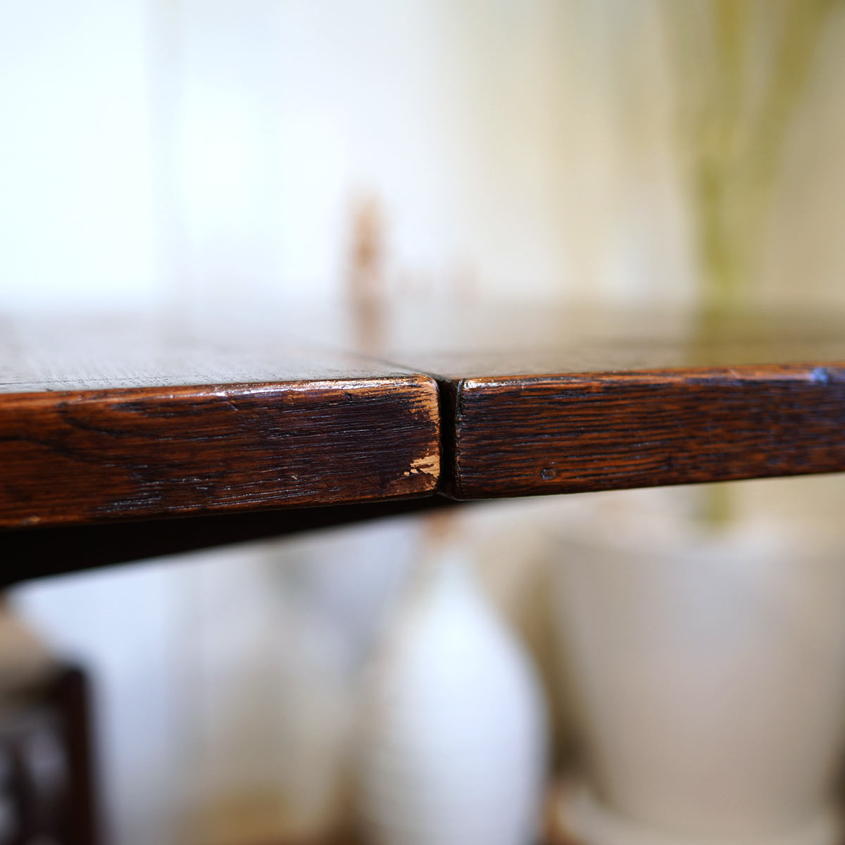 ドローリーフテーブル ダイニングテーブル 伸長式 パイナップルレッグ