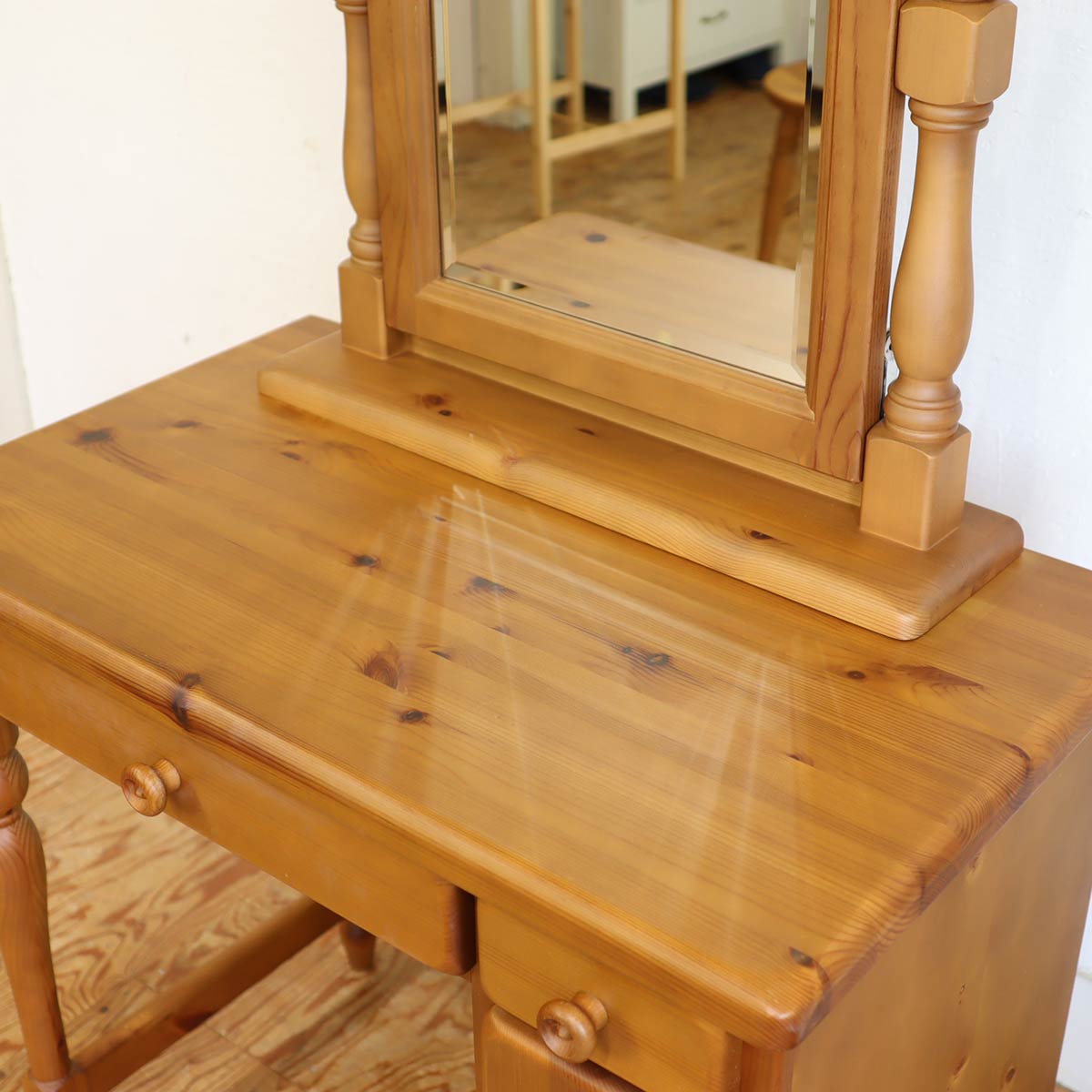 コスガ / KOSUGA プロヴァンスシリーズ ドレッサー デスク 中古 パイン