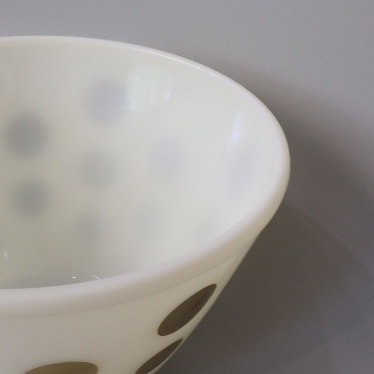 ファイヤーキング / Fire-King ミキシングボウル ゴールド ドット 柄