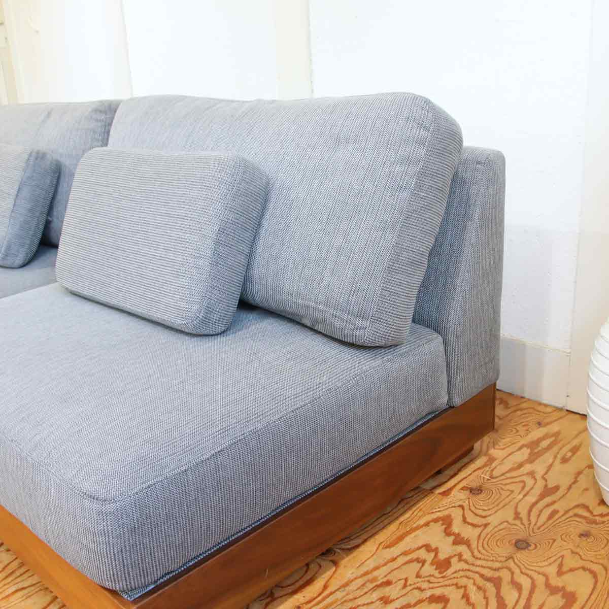 IDC大塚家具 テスタ ローソファ 二人掛け 2Pソファ アームレス エ