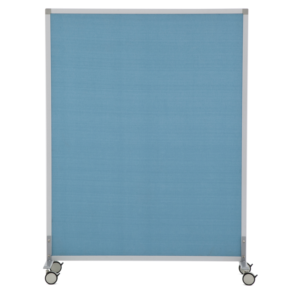 シンプルスクリーン掲示板W1200 ブルー XPS材（キャスター仕様）RFSCR