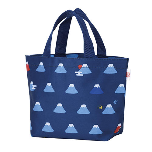 完売】富士山柄 舟形トート｜バッグ｜在庫対応ノベルティ（名入れ等