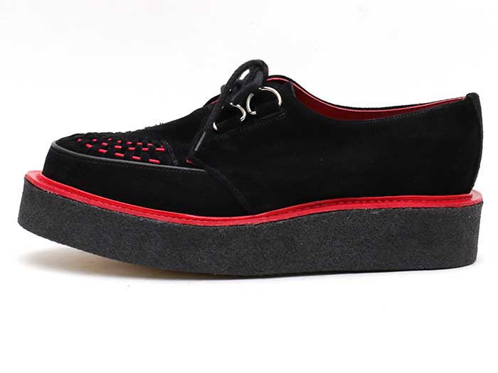 ジョージコックス3588 SKIPTON ブラックスエード×ブラッドレッド