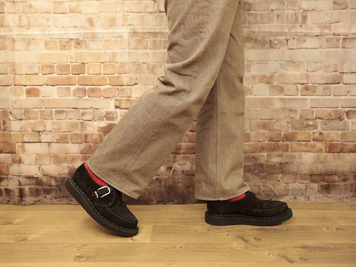 ジョージコックス ALASKA ブラックスエード（No.4コルゲートソール