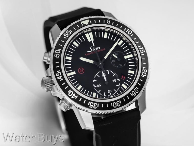 Sinn EZM 13.1 Divers Chronograph on Silicone Strap