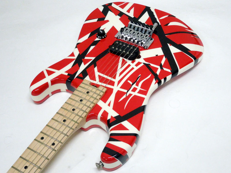 EVH イーブイエイチ Striped Series Red with Black Stripes エディ
