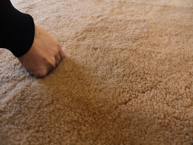 ムートンシーツ クリンプシーツ 日本ムートン 最高級 高密度 35mm 巻き