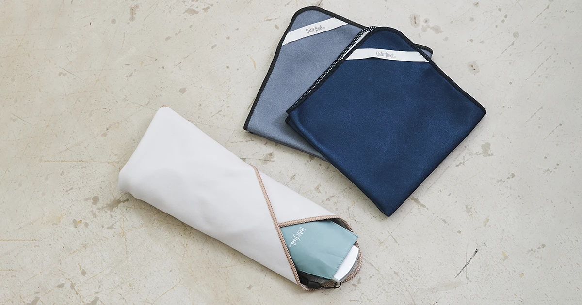 Waterfront®︎ 新商品「傘屋が作った包めるタオル」に関するお知らせ