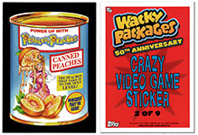 Wacky Packages 50th Anniversary Series 2017 - Crazy Video Game Black