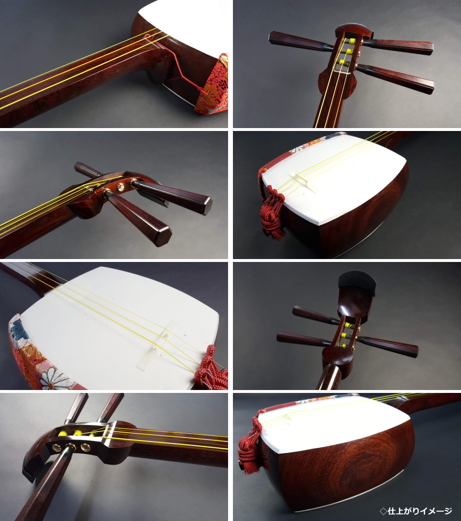 長唄紅木金細三味線 WKS-3204K（中・上級者モデル）