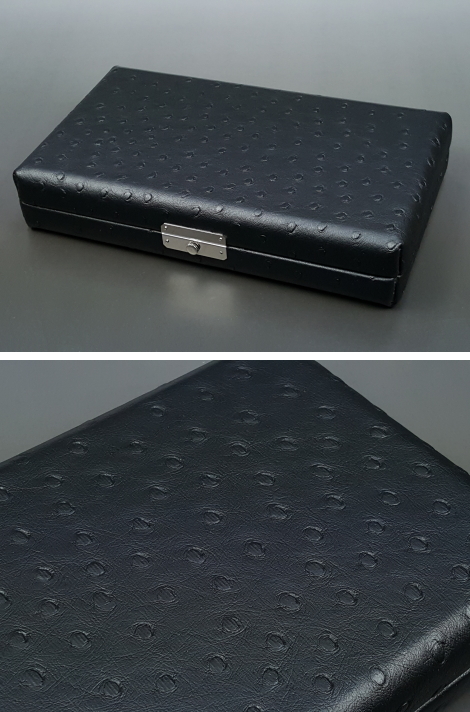 三味線 革製型押撥ケース