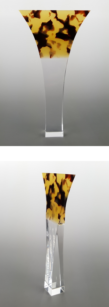 津軽三味線撥（バチ）（鼈甲調・NEO）超軽量モデル 手元アクリル【和