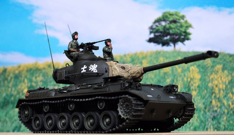 陸上自衛隊61式戦車(ファインモールド 1/35)＜誌上個展＜2020年11月号