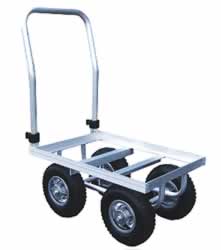 農業アルミ運搬車/M1008ALP-N/測定/包装/物流/専門 - 株式会社シロ産業